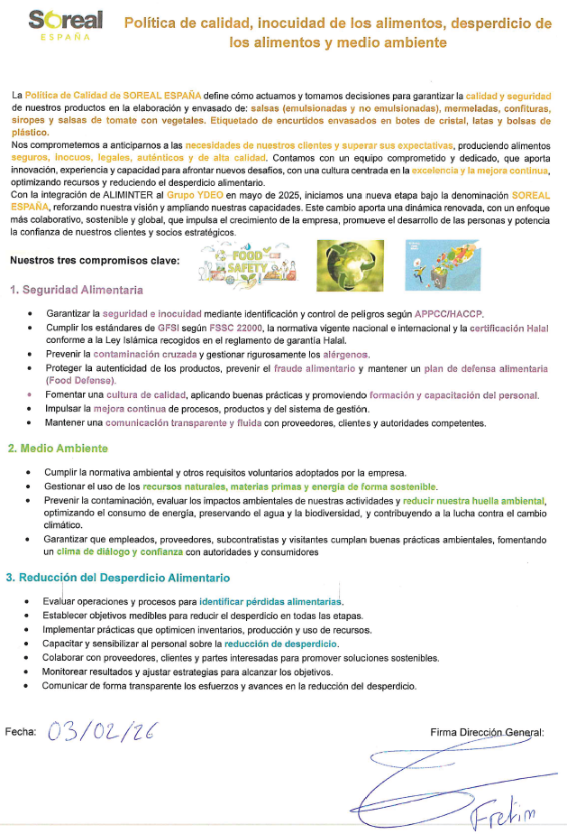 POLITICA CALIDAD 2026