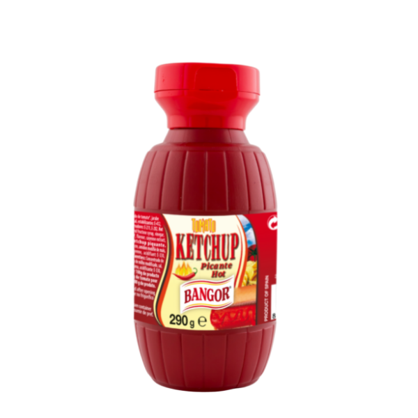 Ketchup picante botella barrilito 290 g