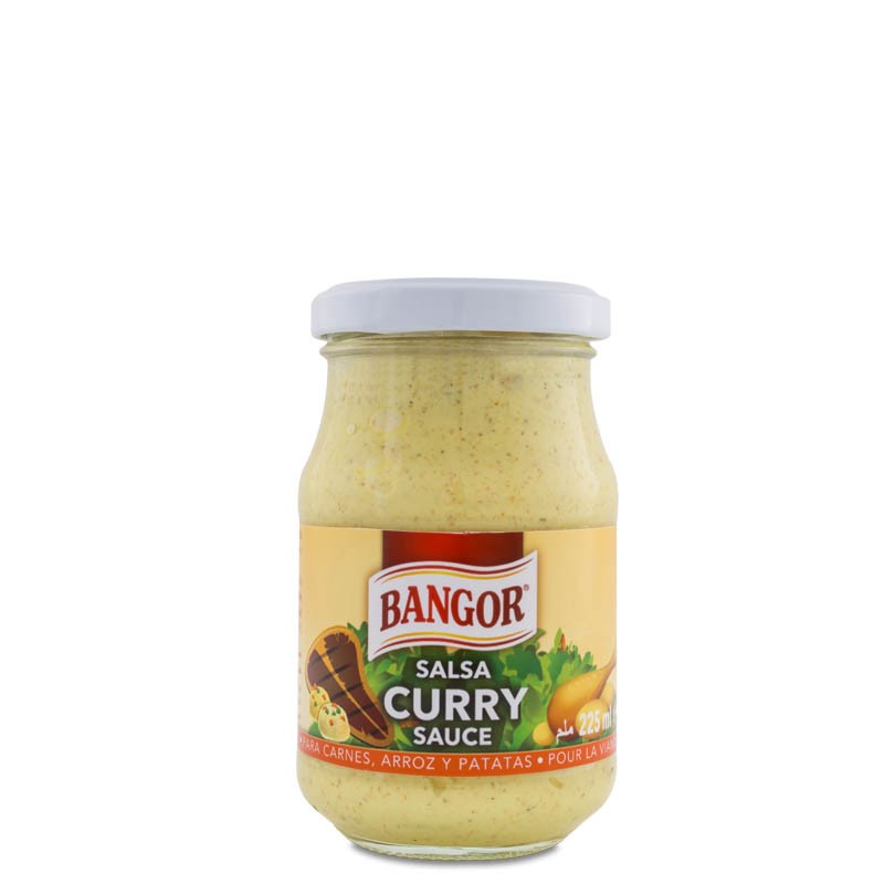 Salsa Curry tarro cristal 225 ml