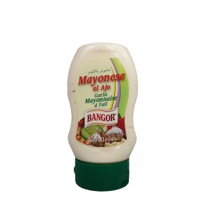 Mayonesa al Ajo botella bocabajo 300 ml