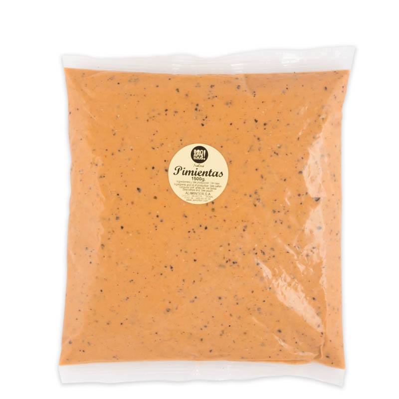 Salsa Pimientas pouch/bolsa 1,5 kg