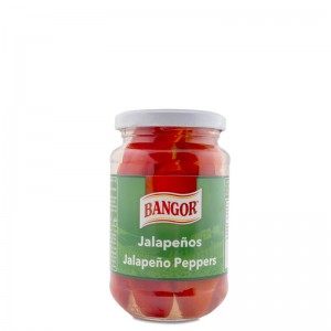 Red Whole Jalpeño Pepper glass jar 370