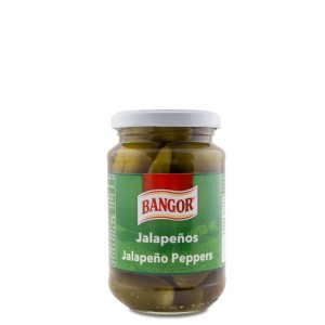 Green Whole Jalapeño Pepper glass jar 370