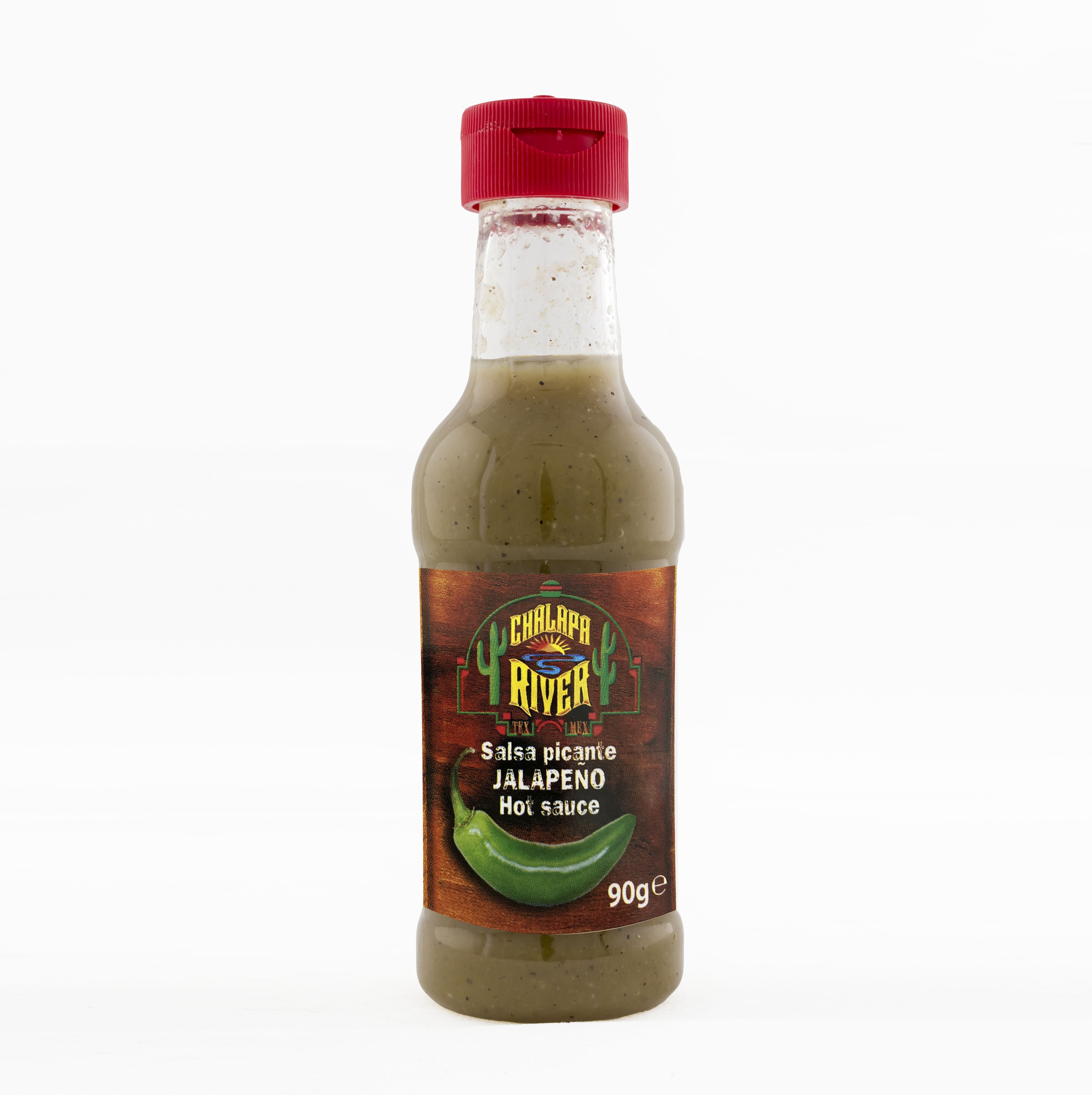 Salsa Picante Jalapeño Verde botella PET 90 ml