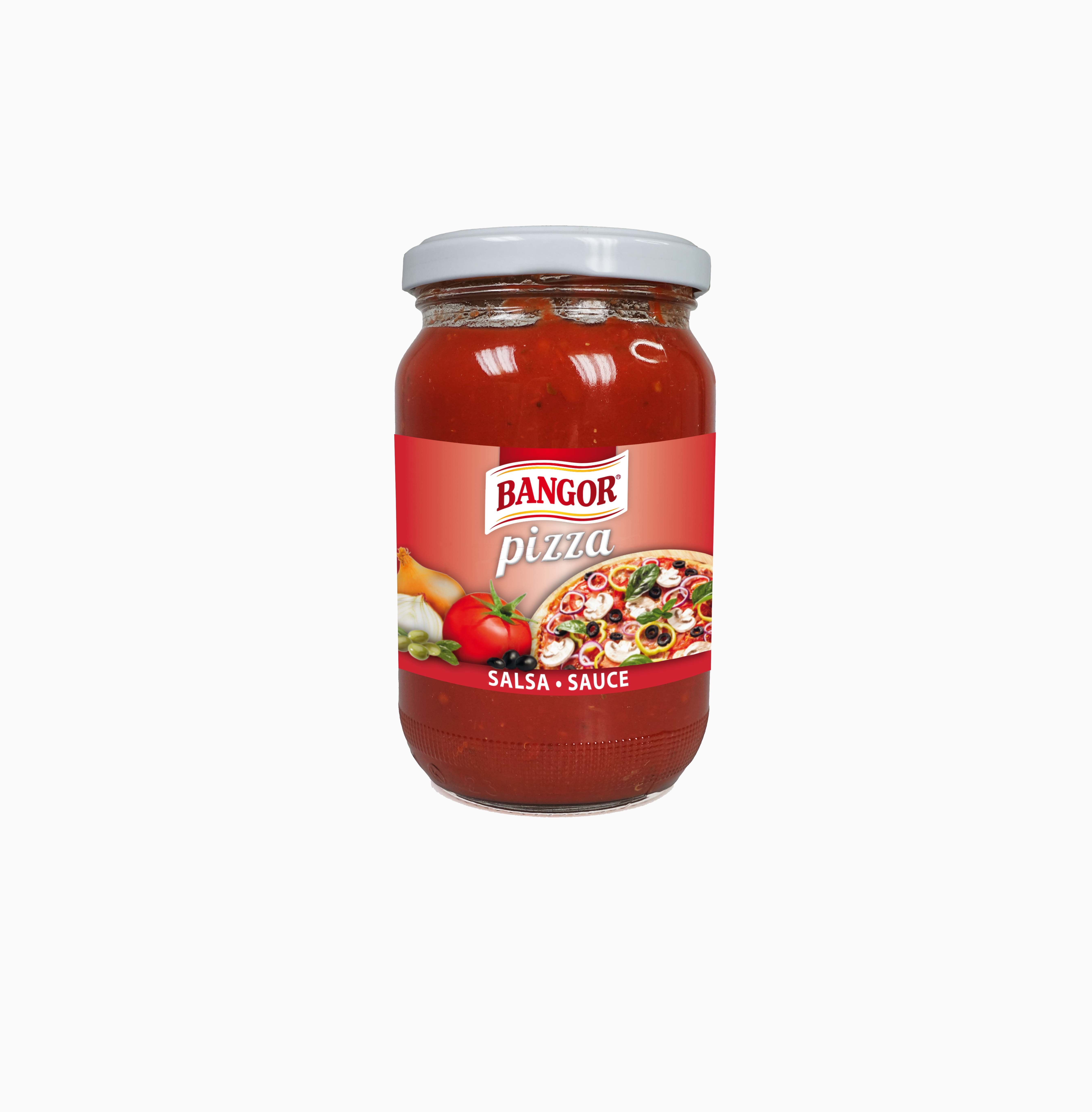 Sauce du pizza, bocal en verre A370