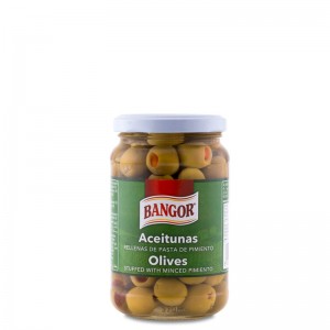 Olivers Verts Farcies à la Pâte de Poivron pot en verre 370