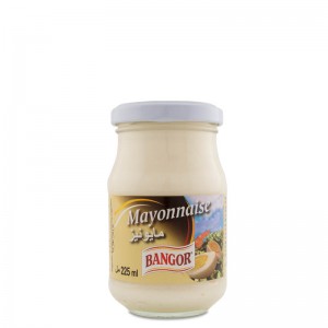 Mayonnaise pot en verre 225 ml